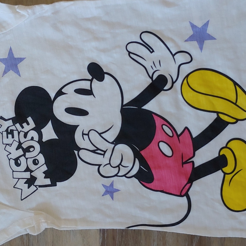 NWT Disney Mickey Mouse Girls Graphic T-Shirt Size M (8) - Picture 2 of 7